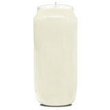 7 Day White Prayer Candles, 3 Pack - 6" Tall Pillar Candles For Religious, Memorial, Party Decor, Vigil And Emergency Use - Vegetable Oil Wax In Plastic Jar Container