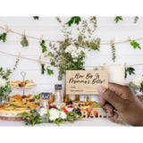 Kraft Paper How Big Is Mommy'S Belly Sign,Guess Mommy'S Belly Size Game Kit (1 Standing Sign + 50 Guessing Cards), Baby Showers Decorations-Npzhb03