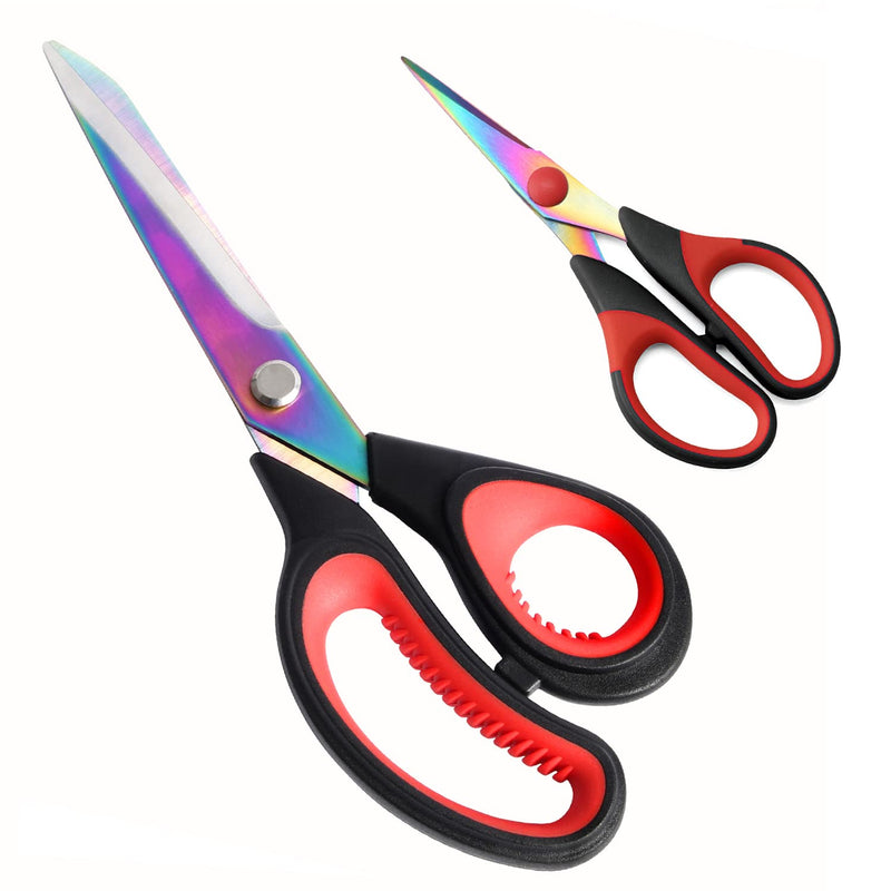 Scissors All Purpose, Premium 9.5" Titanium Coating Sharp Tailor Sewin