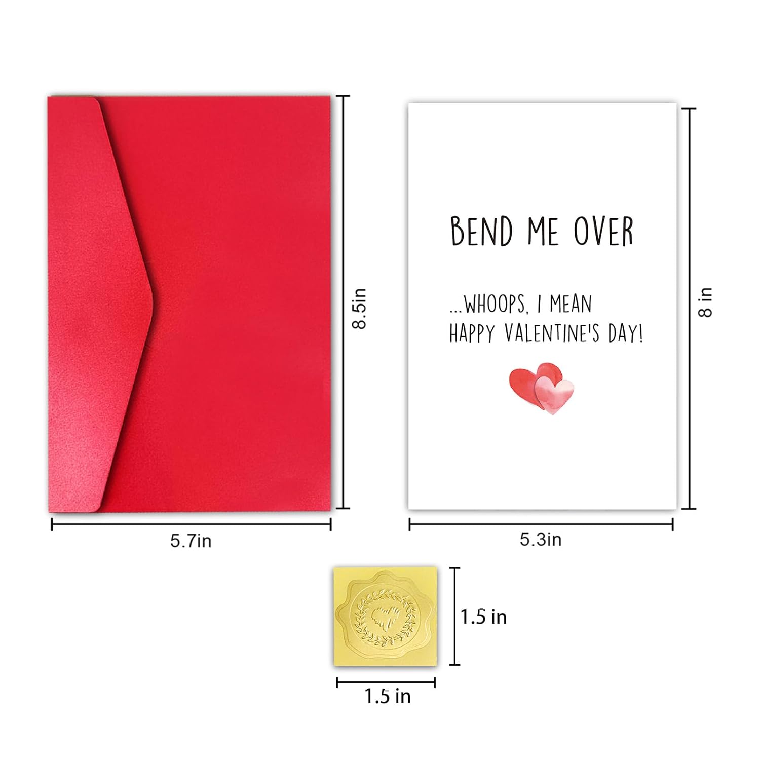 Witty Valentines Day Card For Him, Hilarious Husband Valentine’S Day Card Gift Idea, Bend Me Over Funny Valentines Day Card For Boyfriend Men