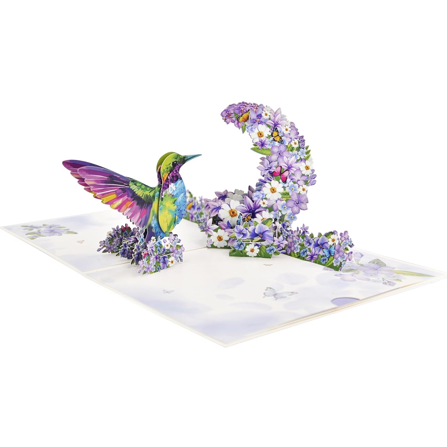 Pop Up Birthday Card, Teachers Day, Mothers Day Card Pop Up, Hummingbird Birthday Card, 3D Greeting Card For Women,Mom,Wife, Girlfriend, Daughter, Grandma.