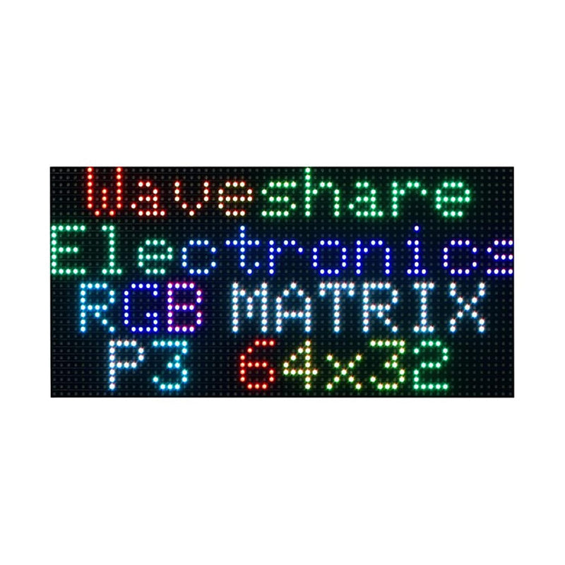 Rgb Full-Color Led Matrix Panel Display, 64×32 Pixels For Raspberry Pi, Pico,