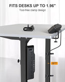 Desk Clamp Power Strip 6 Outlets 4 USB C Ports 35W 1800J Surge Protector Black