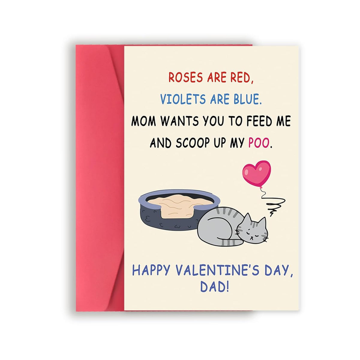 Funny Cat Valentines Day Gifts For Cat Dad?Cute Cat Valentines Day Cards, Cat Valentines Gifts For Husband, Cat Vday Cards