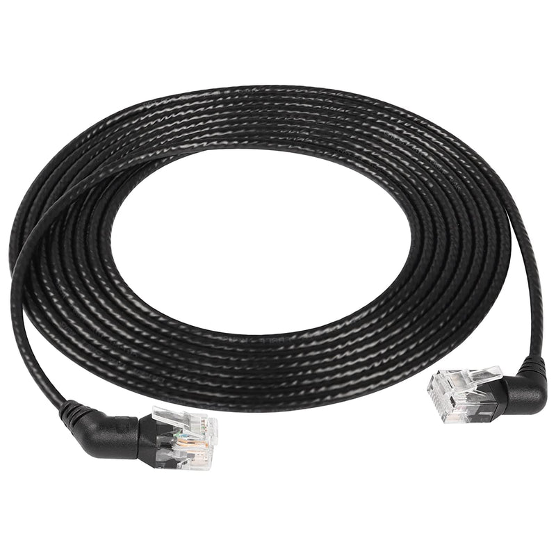 360° Rotation Cat6A Ethernet Cable,Right Angle High Speed 10Gbps 500Mhz Networ