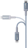 Apple MFi Certified USB A to Lightning Cable 6FT Premium Braided Fast Charging Cord for iPhone 14 13 12 11 iPad Dark Gray