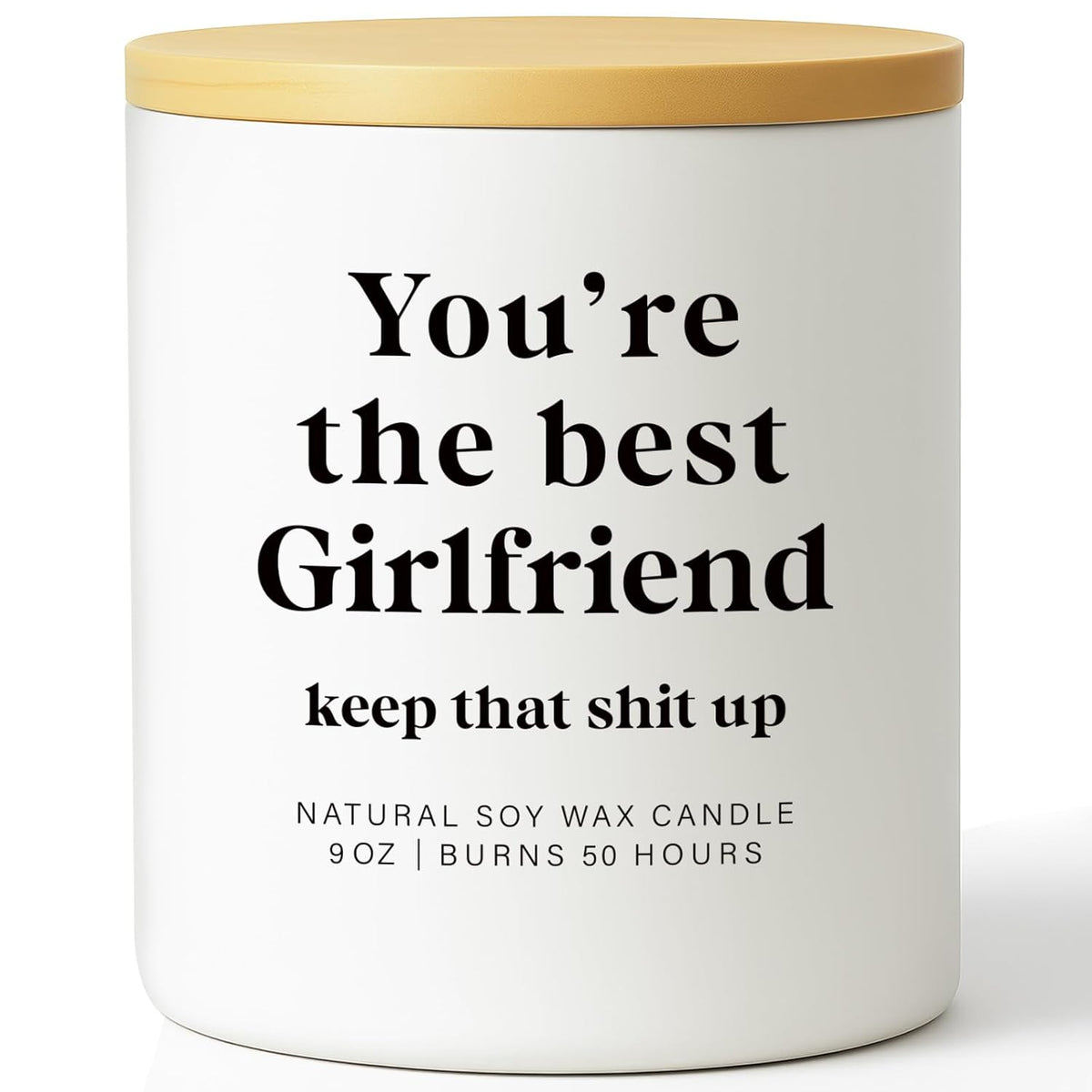 Gifts For Girlfriend Valentine’S Day Candle -You’Re The Best Girlfriend Romantic Gift For Girlfriend From Boyfriend, Playful Gift For Couples & Anniversary Birthday Best Girlfriend Valentine Candle