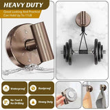 Suction Cup Hooks For Shower,Heavy Duty Shower Towel Suction Hooks,No Drill Wall Mounted Towel Hooks For Bathrooms Wall,Kitchen,Glass,Mirror,Tile To Hang Towels,Robes,Coat-Champagne Bronze(2 Pack)