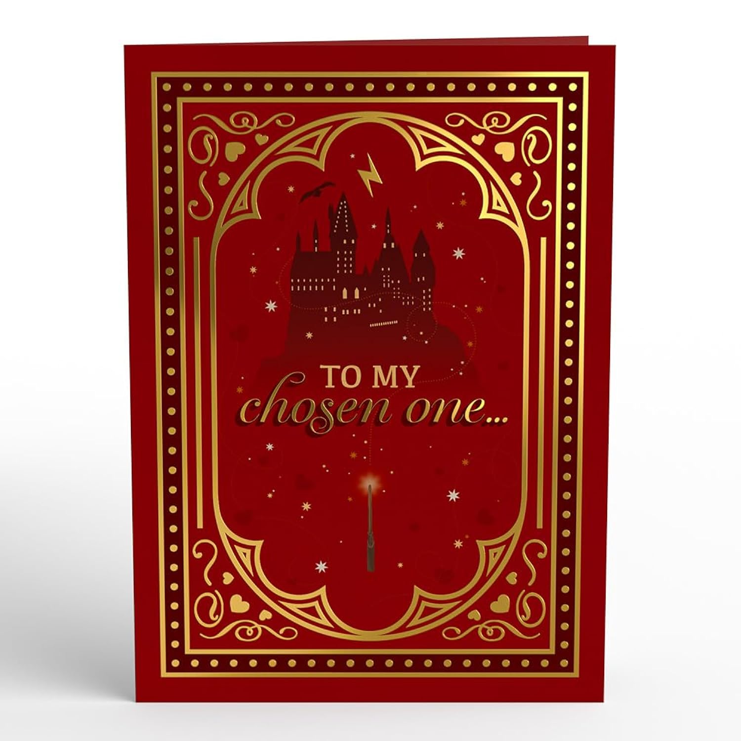 Harry Potter My Chosen One Pop-Up Card, 5 X 7, Pop Up Valentine’S Day Card – 3D Greeting Card For Harry Potter Fans, Spouse, Girlfriend