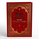 Harry Potter My Chosen One Pop-Up Card, 5 X 7, Pop Up Valentine’S Day Card – 3D Greeting Card For Harry Potter Fans, Spouse, Girlfriend