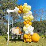 Yellow Balloons Different Sizes Matte Yellow Balloons 12 Inch 5 Inch 80 Pcs Lemon Yellow Latex Party Balloon Garland For Birthday Baby Shower Honey Bee Party Decorations