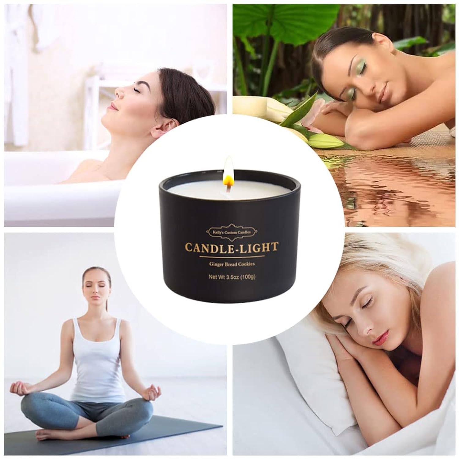 Gifts For Women,Men,Candles For Home Scented, Funny Romantic,Birthday,Thanksgiving Gift For Colleagues,Mom And Wife,3.5Oz?4Packs?