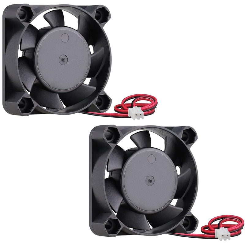 2Pcs 40Mm Fan 24V, Dual Ball Bearing 40X40X10Mm Brushless Dc Cooling Fan 2 Pin