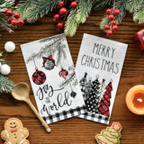 100 Christmas Disposable Paper Decorative Guest Napkins, Xmas Tree Buffalo Plaid For Party Lunch Dinner Kitchen Bathroom