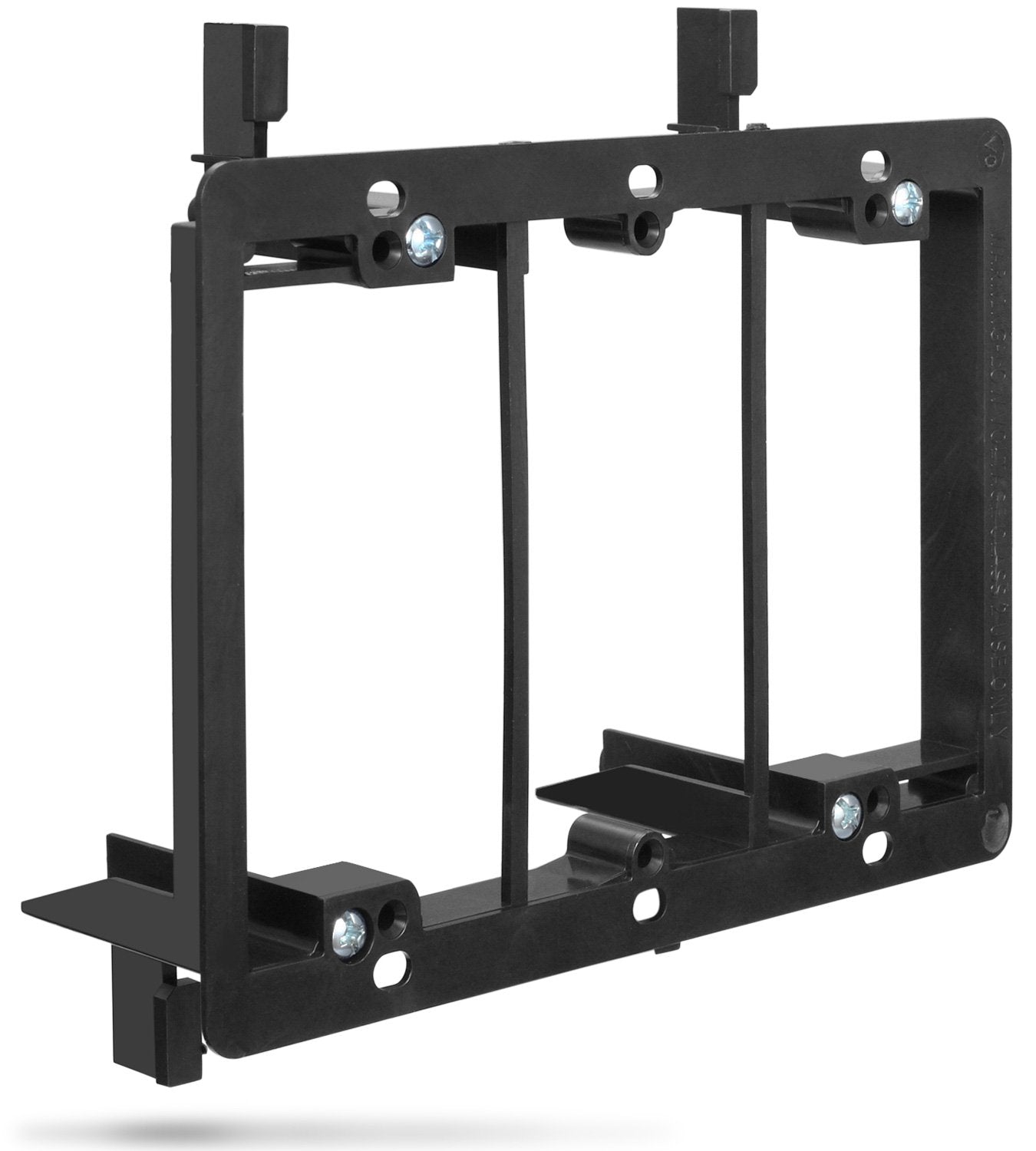 Low Voltage Mounting Bracket (3 Gang) (Mounting Screws Included) for Telephone Wires, Network Cables, HDMI, Coaxial, and Speaker Cables