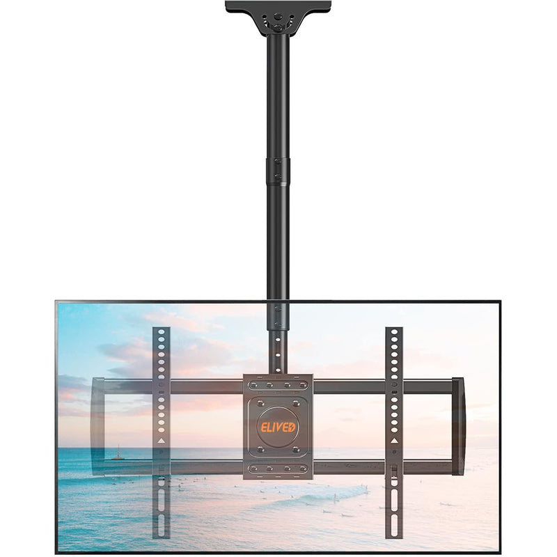 Ceiling Tv Mount For Most 37-75 Inch Led, Lcd Oled Flat Curved Tvs, Height Adj