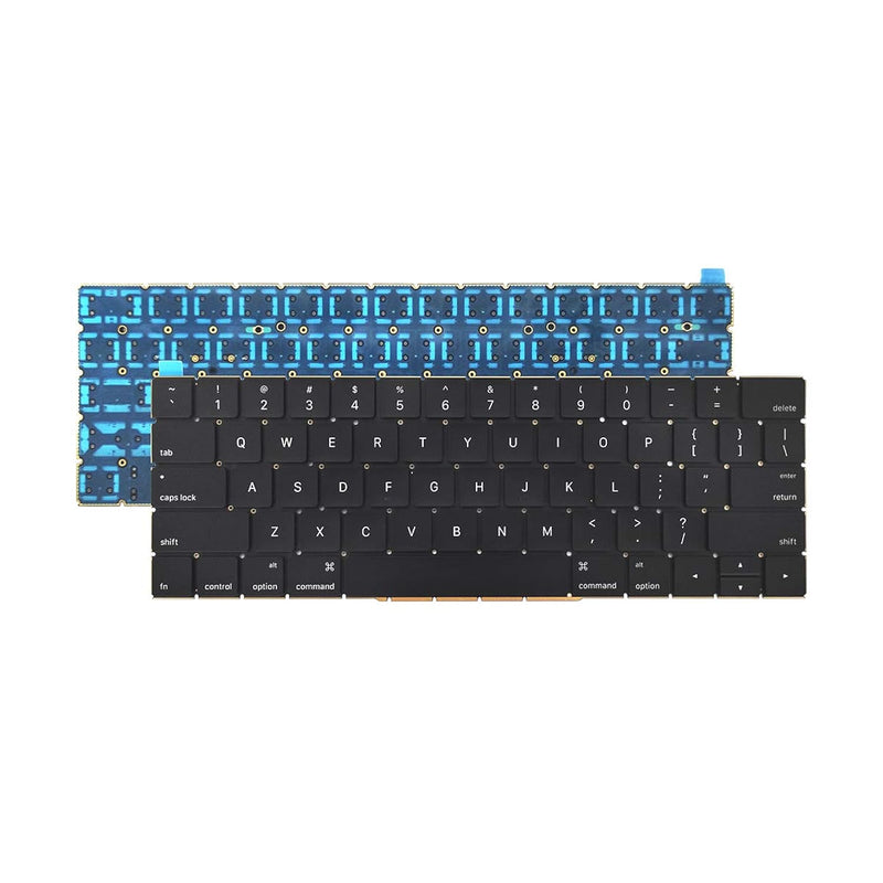 New Replacement Us Layout Keyboard For Macbook Pro 13" Inch A1706 & For Macboo