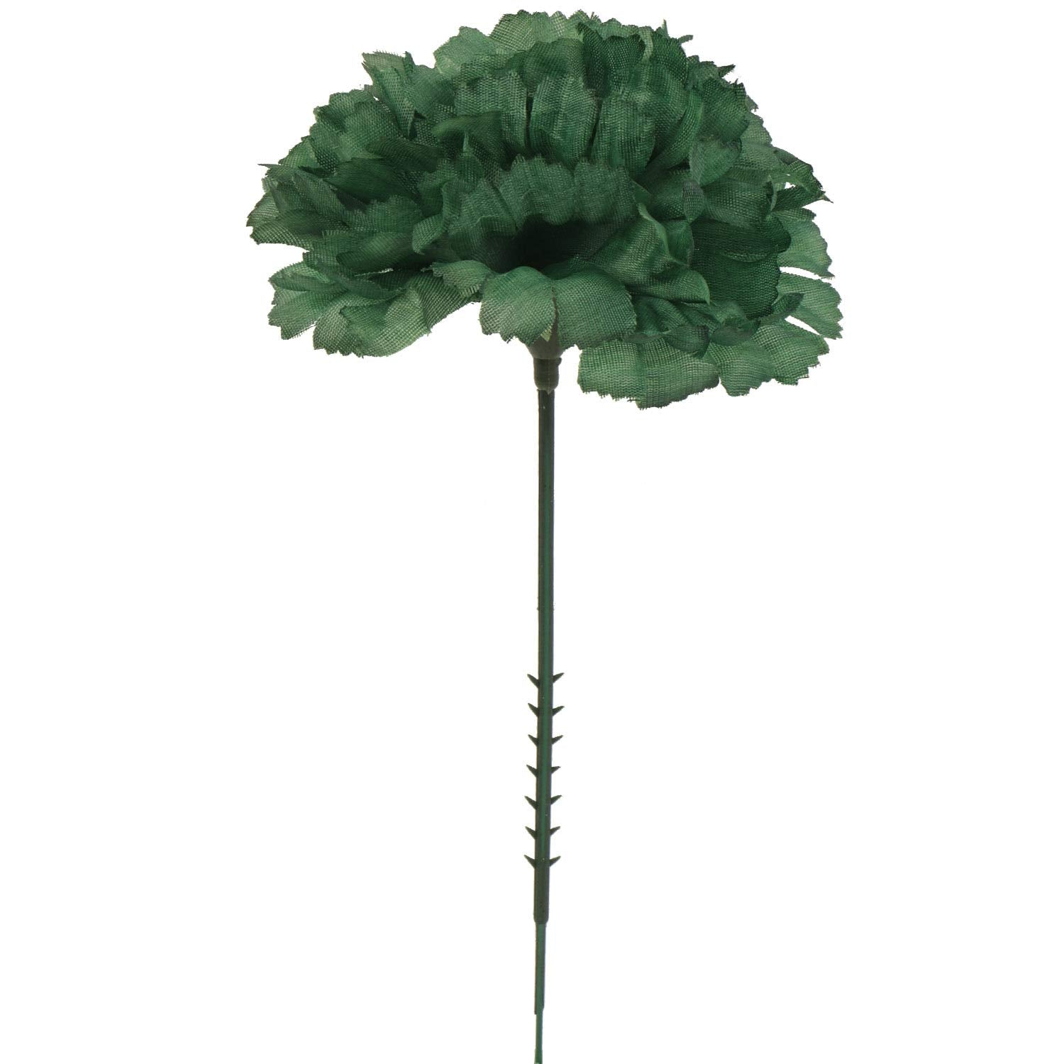 Box Of 100 Artificial Carnation Picks, Emerald 5" Long 3.5" Wide, Floral Crafting Supplies, Parties & Events Home & Office Decor