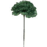 Box Of 100 Artificial Carnation Picks, Emerald 5" Long 3.5" Wide, Floral Crafting Supplies, Parties & Events Home & Office Decor