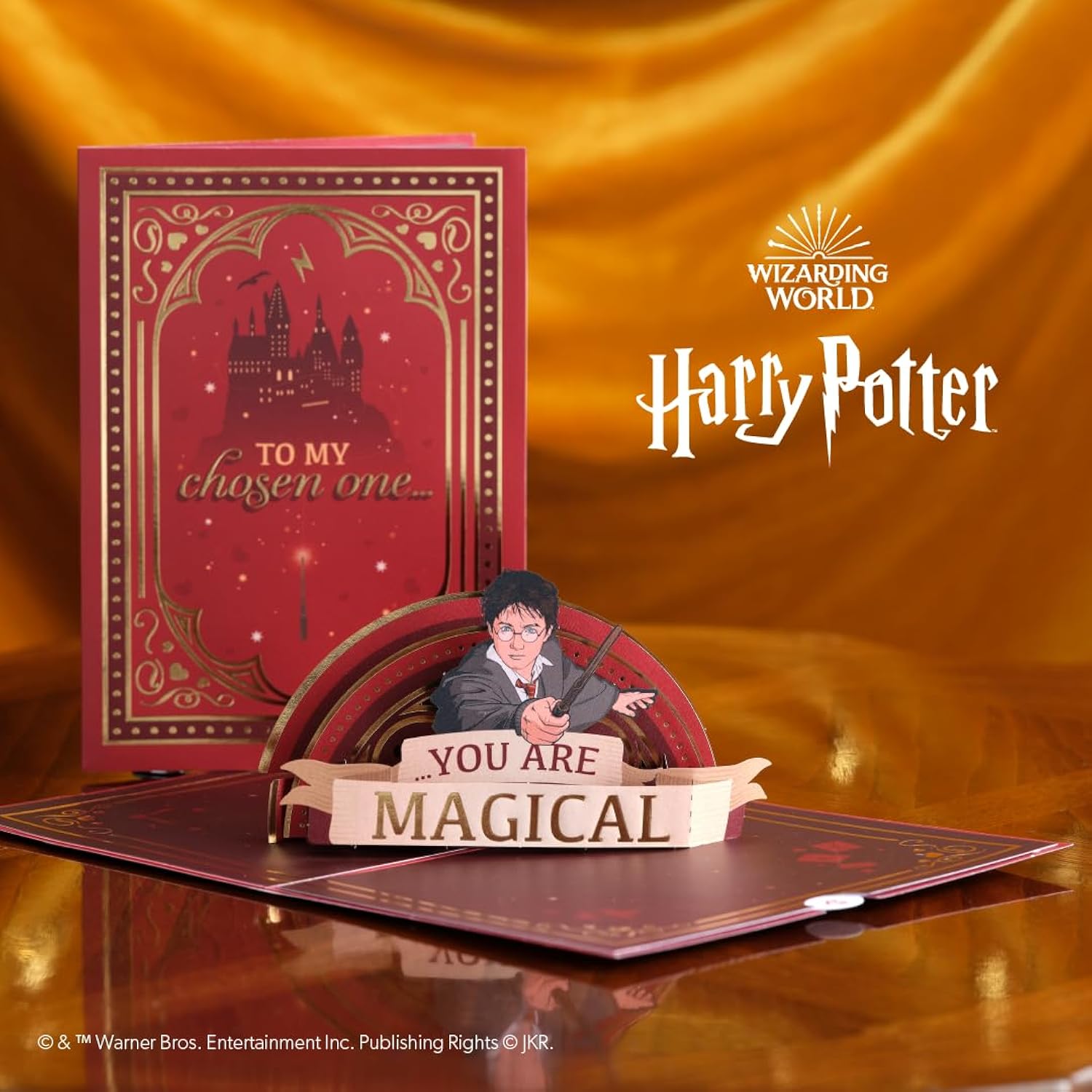 Harry Potter My Chosen One Pop-Up Card, 5 X 7, Pop Up Valentine’S Day Card – 3D Greeting Card For Harry Potter Fans, Spouse, Girlfriend