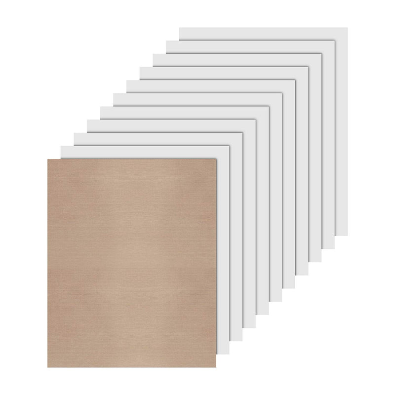 White Heat Transfer Vinyl Htv Bundle 10"X12"- 10 Pack Of Premium White Htv She