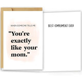 Funny Birthday Card&Gift For Mom Stepmother, Cute Mothers Day Card Gifts From Son Daughter Kids, Humor Best Mum Birthday Card, Happy Mothers Day Card Gift For Mom Mommy Mother Stepmom Mama