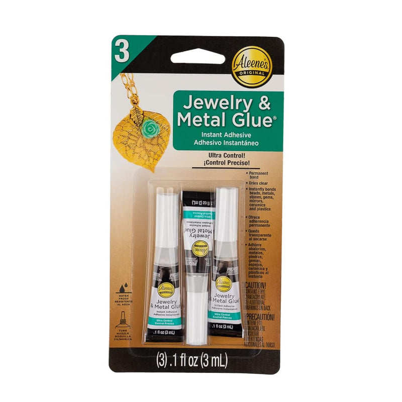 Jewelry & Metal Glue – No Drip Instant Adhesive – Waterproof For Repairing Nec