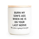 Funny Daughter In Law Gifts Candle 7Oz Daughter In Law Birthday Gifts,Wedding Gift, Christmas Gift For Daughter-In-Law, Sons Girlfriend, Future Dil, Lavender Scented Candle In Ceramic Jar