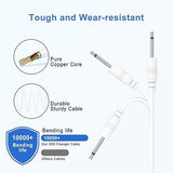 2 Pack USB to DC 2.5mm Replacement Charging Cable for Massager Devices