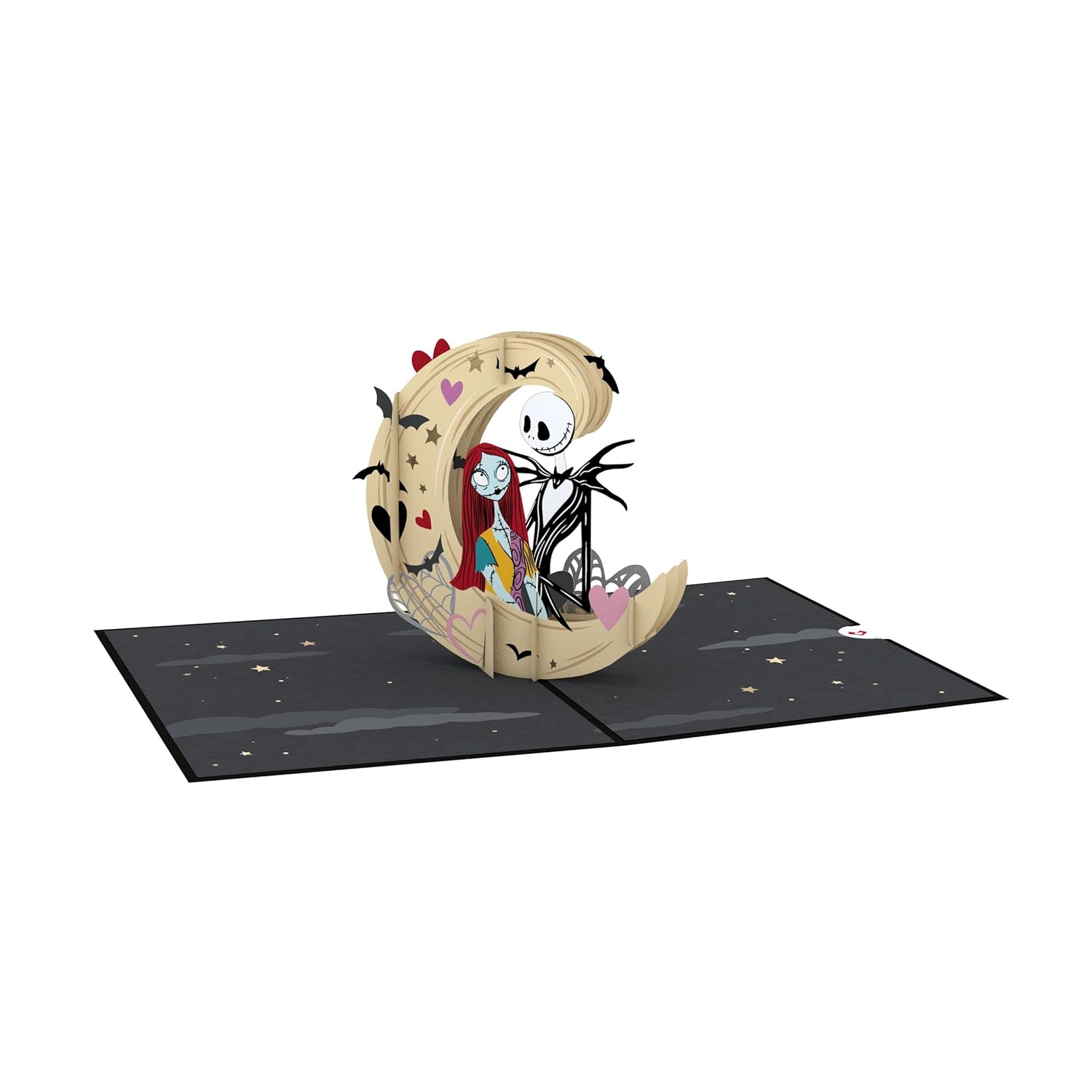 Valentines Day Card For Her, Him - 3D Disney Pop-Up Card - Tim Burton'S The Nightmare Before Christmas - You'Re My Nightmare Come True - 5" X 7" - Blank Note Card & Envelope Included