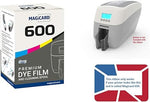 Magicard 600 MB300YMCKO Color Ribbon, 2-Pack, 300 Prints Each, YMCKO