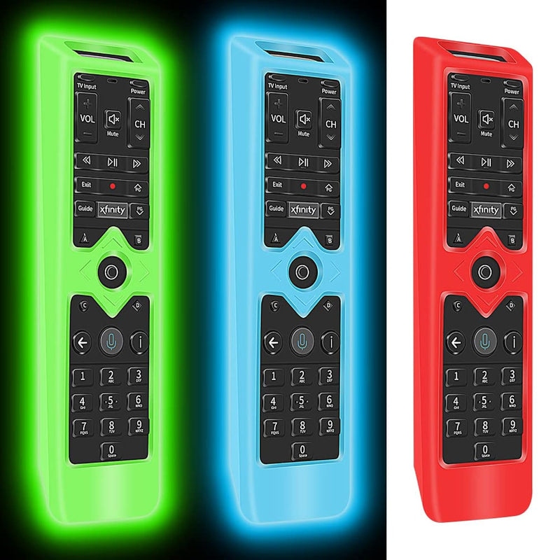 3Pcs Protective Case Covers Skin For Xfinity Remote Control,Silicone Case Skin