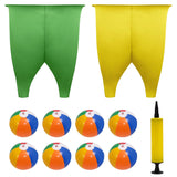 Granny Pants Party Game For Adults, Grannies Pants Ball Catching Game, Outdoor Granny Family Panties Games With 8 Colorful Bouncy Balls & 1 Air Pump For Fun Family Reunion & Adult Groups Yard Games