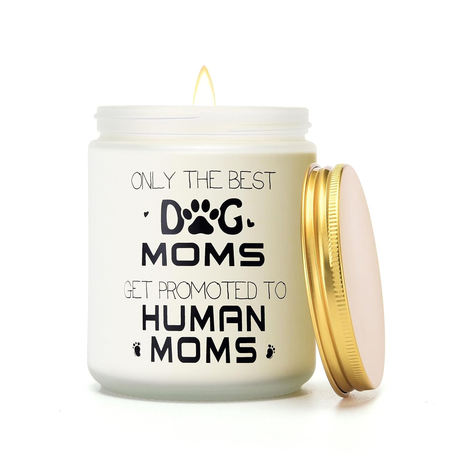 New Mom Gift – First & 1St Time Pregnancy, Postpartum Essentials – Dog Mom To Be Gift For Expecting Or Pregnant Women After Birth – Lavender And Eucalyptus Scented Candle