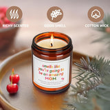 2 Pack New Mom Gift Candles Set For Women 7 Oz Mom To Be Candle Funny Mommy Pregnant Gift For First Time Mama Pregnancy Gifts For Expecting Mom Mothers Day Gift Baby Shower Gifts For Mom