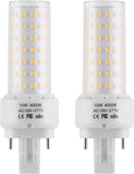 GX23-2 Base LED Light Bulb 10W Plug and Play 4000K Neutral White Ballast Compatible 2 Pack