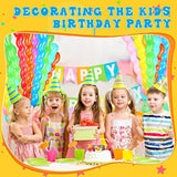 500Pcs 40" Spiral Twist Balloons – 9 Bright Colors for Party, Birthday & Festival Fun