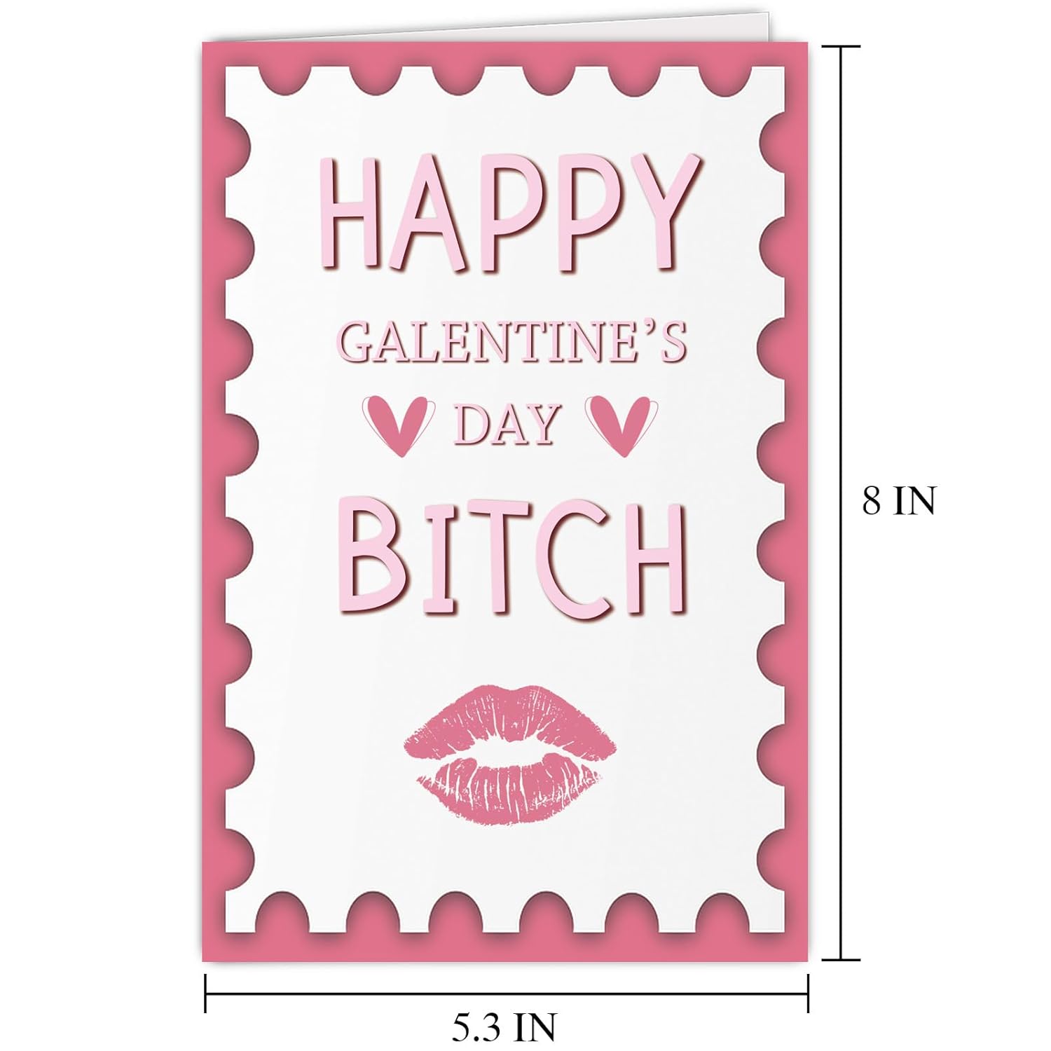 Funny Galentines Day Card For Best Friend, Happy Galentine'S Day Card For Bestie, Humorous Galentines Day Card Gift
