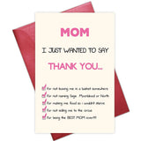 Funny Mother'S Day Card, Happy Mother'S Day Greeting Cards, Mother'S Day Gift, Birthday Card For Mom