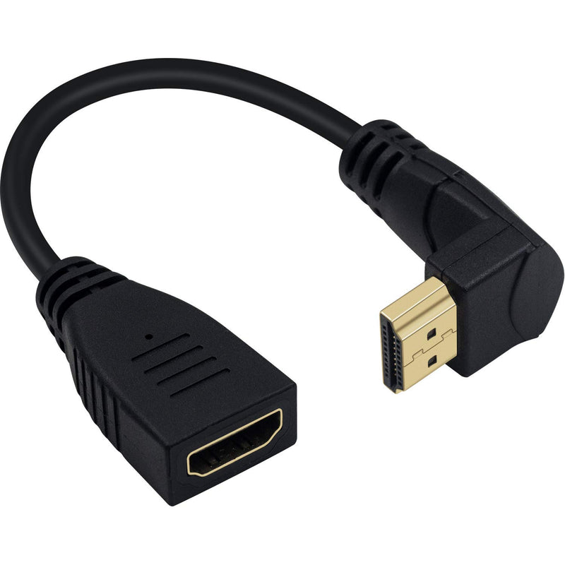 8K Hdmi Extension Cable, Short 8K Hdmi 90 Degree Down Angle Male To Female Hdm