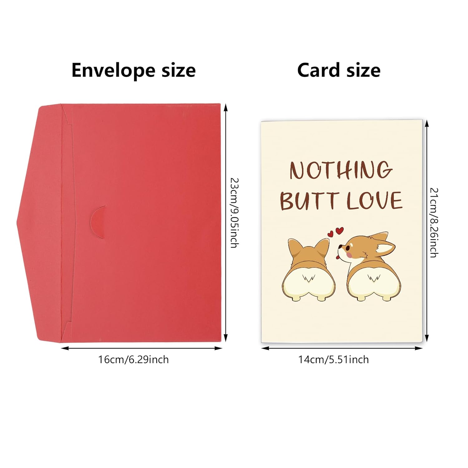 Romantic Valentines Day Cards With Envelope, Valentines Gifts For Boyfriend Girlfriend Women Men, Love Cards For Girlfriend Boyfriend, Funny Anniversary Card For Husband Wife, Nothing But Love Card