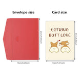 Romantic Valentines Day Cards With Envelope, Valentines Gifts For Boyfriend Girlfriend Women Men, Love Cards For Girlfriend Boyfriend, Funny Anniversary Card For Husband Wife, Nothing But Love Card