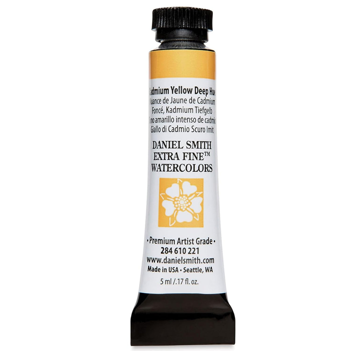 Daniel Smith Watercolour 5 ml Tube (Series 3) - Cadmium Yellow Deep Hue (221)