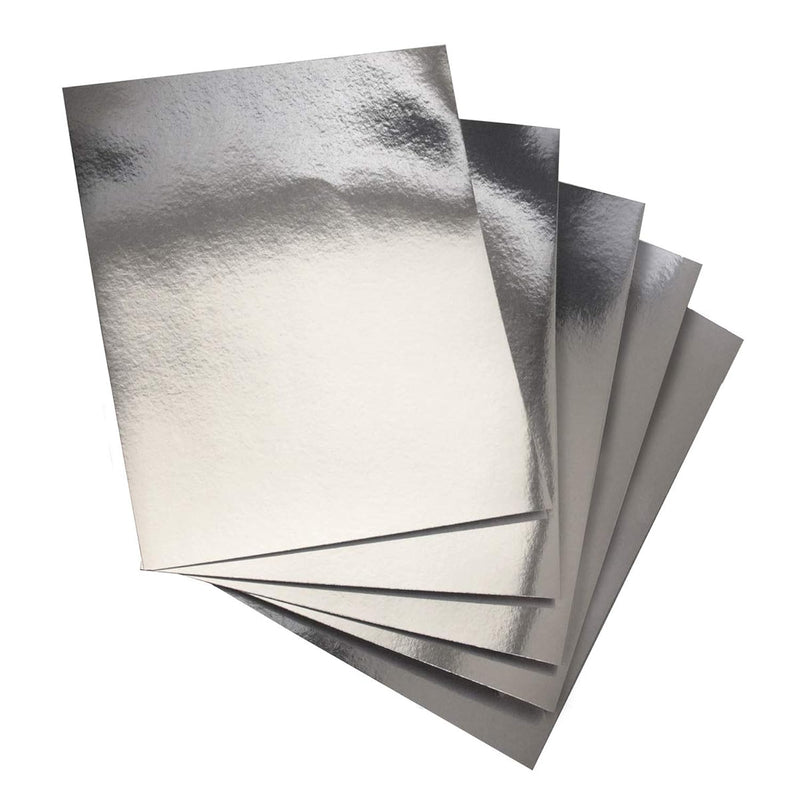 Metallic Foil Board Card Stock Sheets, Arts & Crafts, Classroom Activities & C