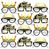 12 Pcs 2026 New Year Eyeglasses Party Supplies