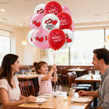 30 Pcs Valentine Balloons Day Party Decorations Valentines Latex Red Pink White For Anniversary Wedding Decor Supplies