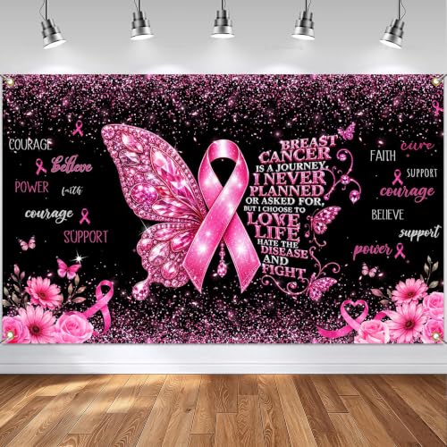 Breast Cancer Awareness Banner Party Decorations