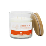 Citrus Zest Candle – 14.5Oz Soy Wax Scented Candle With Bamboo Lid, Long-Lasting 60-Hour Burn For Home, Gifting & Everyday Freshness