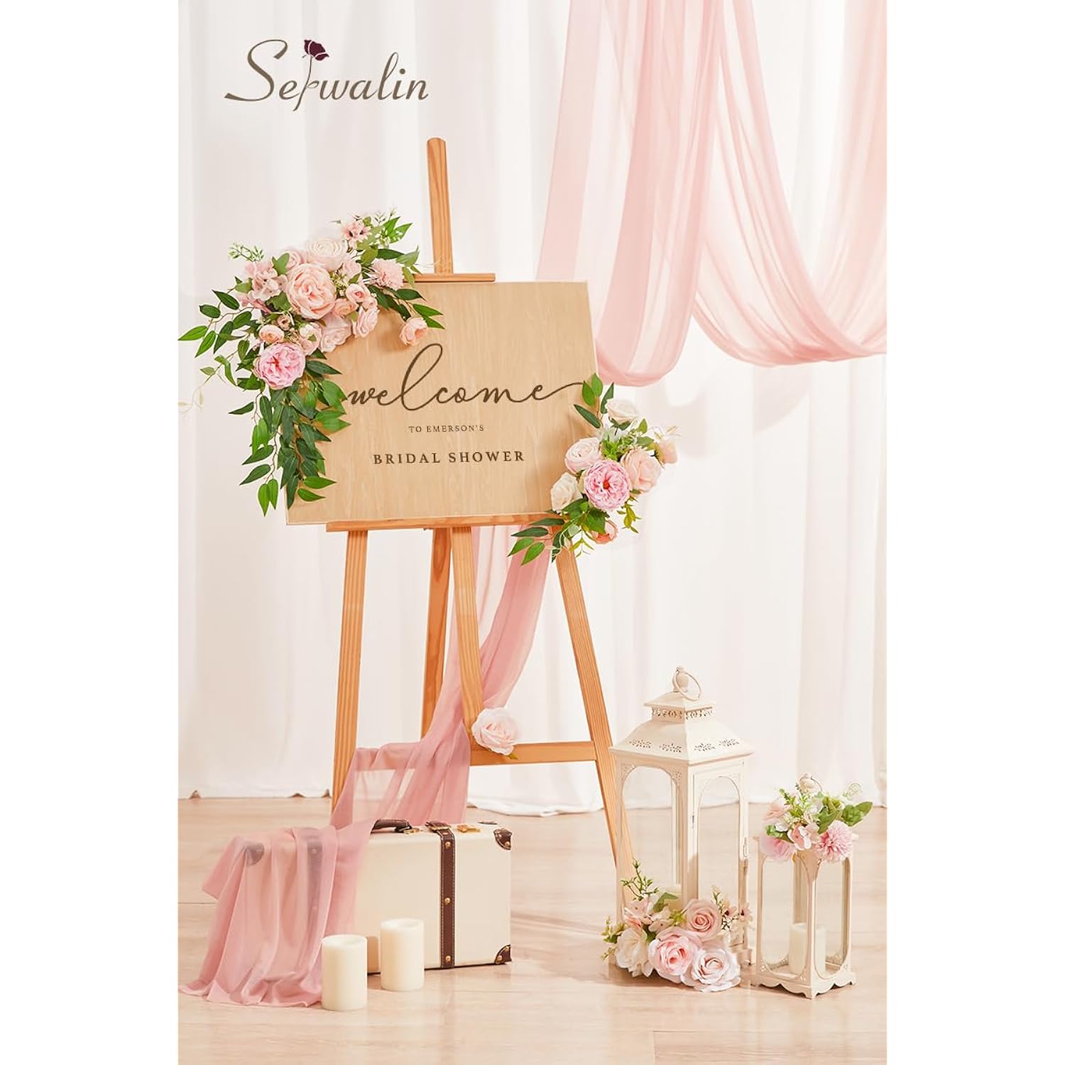 Artificial Flowers Pink Flowers Fake Silk Flowers Wedding Cake Flowers For Wedding Bouquets Table Centerpieces Spring Decor Party Baby Shower Decoration