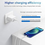 20W USB-C Fast Charger with 6FT Cable for iPhone 14/13/12/11, iPad